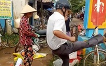 Người đá văng thúng rau, thau cá của bà con là trưởng công an xã