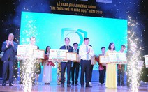 Bất ngờ 'Tri thức trẻ vì giáo dục 2018'