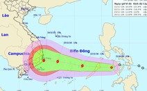 Áp thấp nhiệt đới tiến gần biển Đông, sắp thành bão