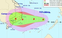 Áp thấp nhiệt đới mạnh thành bão số 9, tiếp tục mạnh lên