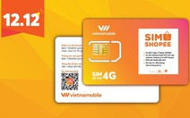 Vietnamobile 4G Shopee ra mắt chào đón lễ hội mua sắm trực tuyến 12-12