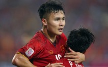 Video cầu thủ Việt Nam ăn mừng khi có vé đi tiếp ở Asian Cup