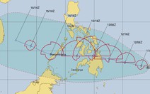 Bão gần biển Đông di chuyển nhanh, tiếp tục mạnh lên