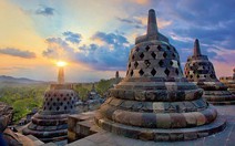 Ngôi đền Borobudur tuyệt tác ở Indonesia