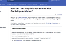 Công cụ giúp kiểm tra ngay ai là nạn nhân của Cambridge Analytica