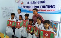 Khánh thành 'Lớp học tình thương' cho học sinh cơ nhỡ