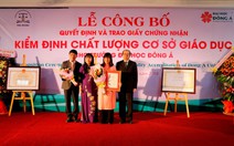 ĐH Đông Á đạt chuẩn kiểm định chất lượng giáo dục