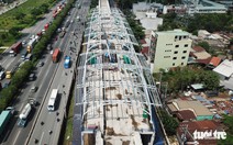 Hoàn thành lắp vòm hai nhà ga metro Bến Thành - Suối Tiên