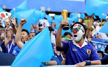 Cổ động viên Nhật lại ghi điểm sau khi dọn rác ở World Cup