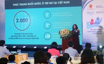 Mỗi năm khoảng 2.000 trẻ em chết đuối