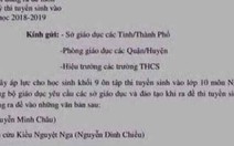 Bộ GD-ĐT: không có chuyện giới hạn kiến thức ra đề thi văn lớp 10