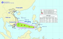 Áp thấp nhiệt đới có thể mạnh lên thành bão khi tới Trường Sa