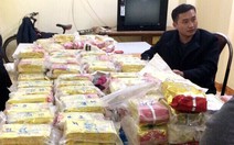 Phá đường dây ma túy, thu giữ gần 500 bánh heroin