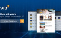 VIB giới thiệu website ngân hàng số hoàn toàn mới