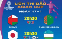 Lịch thi đấu Asian Cup ngày 17-1: Bảng E, F quyết định vé đi tiếp của Việt Nam