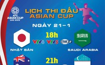 Lịch thi đấu Asian Cup ngày 21-1: Xác định đối thủ của Việt Nam ở tứ kết