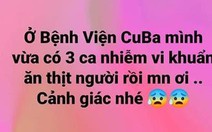 Tung tin về vi khuẩn ăn thịt người, một cô gái bị phạt 12,5 triệu đồng