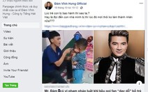 Tài khoản Đàm Vĩnh Hưng kích động trên Facebook: dùng 'luật rừng' đáng lên án