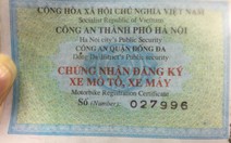 Sẽ cấp cà vẹt xe bằng thẻ nhựa có mã QR?