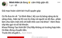 BV Chợ Rẫy: Không có bệnh nhi Lê Đình Bảo, đừng chuyển tiền cho trang Facebook lừa đảo