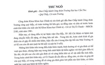 Thư ngỏ ngày 20-11 dành cho cô Út Thanh