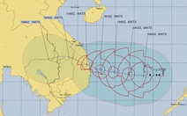 Bão số 6 ảnh hưởng trực tiếp ven biển Quảng Ngãi - Khánh Hòa từ chiều tối 10-11