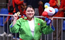 Nữ võ sĩ kurash Thanh Thủy phải tăng gần 20kg để giành HCV SEA Games 30