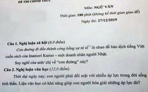 'Con đường thành công bằng sự tử tế' vào đề thi học sinh giỏi quốc gia