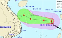 Bão số 8 giật cấp 14, cách Hoàng Sa 550km, biển động dữ dội