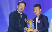 Quang Hải giành danh hiệu VĐV nam của năm - Cup Chiến thắng 2018