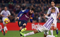 Messi ghi bàn duy nhất, Barcelona đá bại Valladolid