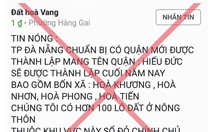 Tung tin giả, coi chừng bị phạt thật