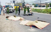 Tông trực diện xe tải, hai vợ chồng trẻ chết thảm