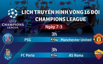 Lịch trực tiếp Champions League: M.U đối diện 'tử thần' ở Paris