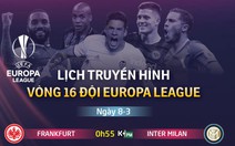 Lịch truyền hình Europa League 8-3: Tâm điểm Arsenal và Chelsea