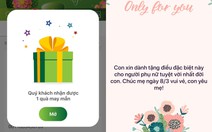 Gửi quà, quản lý tài khoản dễ dàng với VCB-Mobile B@nking