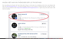 Mazda Việt Nam lên tiếng về tin trúng xe Mazda và 300 triệu trên Facebook