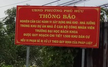 Xây kho xưởng trái phép trong dự án nhà ở ĐH Bách khoa