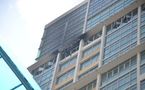 Cháy căn hộ chung cư The Vista, một chiến sĩ cứu hỏa ngạt khói