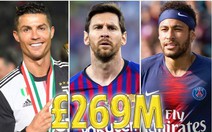 Messi vượt mặt Ronaldo trong công bố mới nhất của Forbes