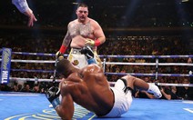 Video tay đấm Andy Ruiz hạ 'đo ván' Joshua tạo nên 'cuộc lật đổ vĩ đại'