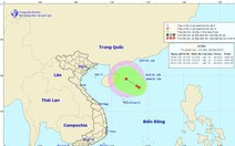 Vùng áp thấp trên Biển Đông đang hướng vào đất liền Việt Nam