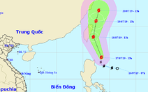Xuất hiện bão Danas gần Biển Đông, gió giật cấp 10