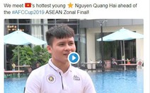 AFC gọi tiền vệ Nguyễn Quang Hải là 'thanh niên nóng bỏng nhất'