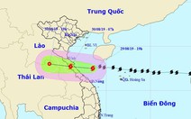 Bão số 4 giật cấp 11, cách đất liền Hà Tĩnh - Quảng Trị 170km