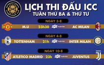 Lịch thi đấu ICC: Manchester United đấu AC Milan