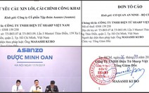 Sharp Việt Nam gửi đơn tố cáo Asanzo đến Bộ Công an