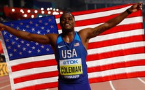 Kế nhiệm Usain Bolt, Christian Coleman trở thành người chạy nhanh nhất thế giới