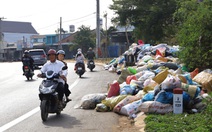 Rác tràn ngập trung tâm thành phố Bảo Lộc