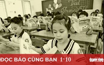 Đọc báo cùng bạn: Chương trình lớp 1 mới có khó?